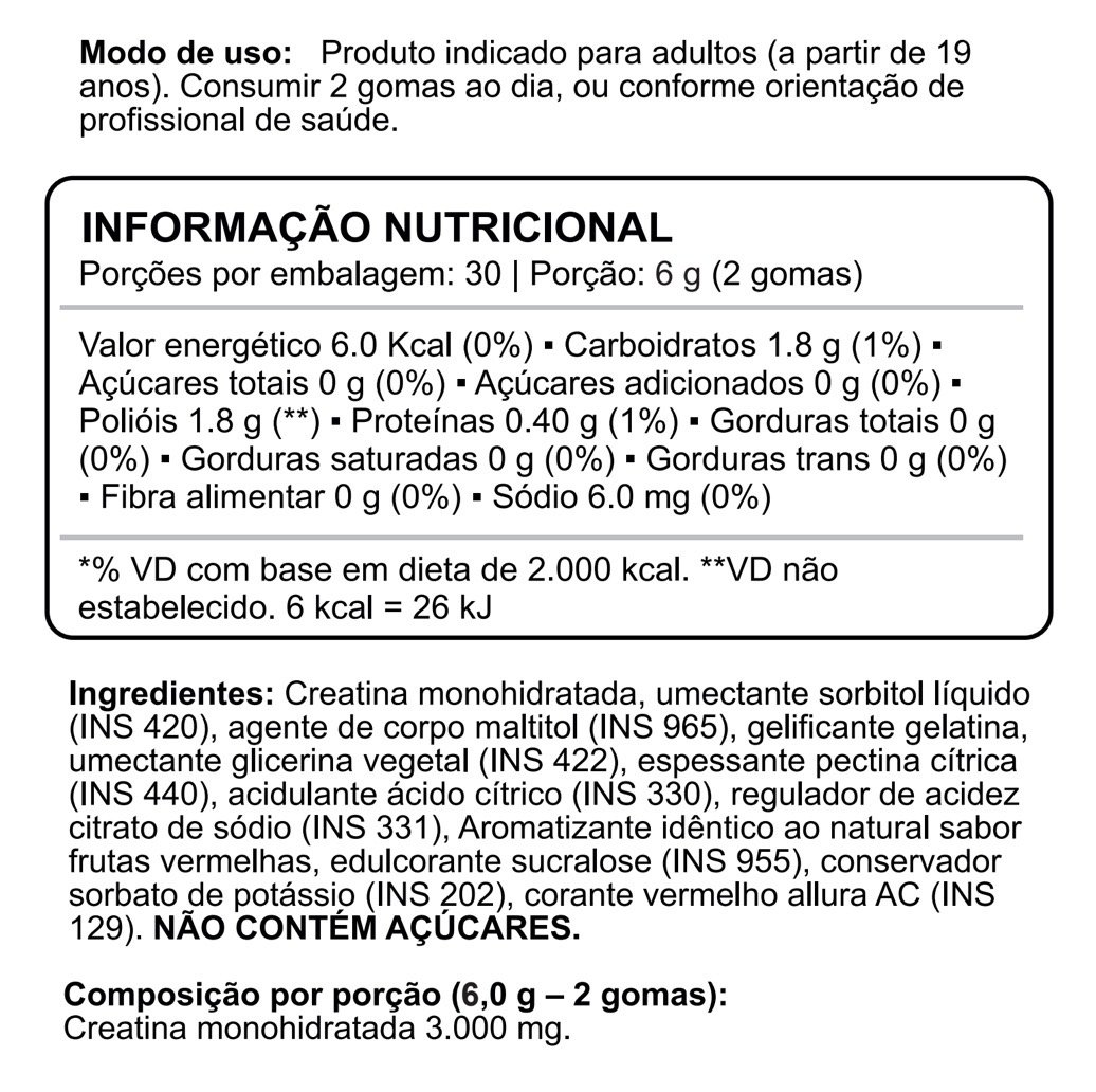 Tabela Nutricional